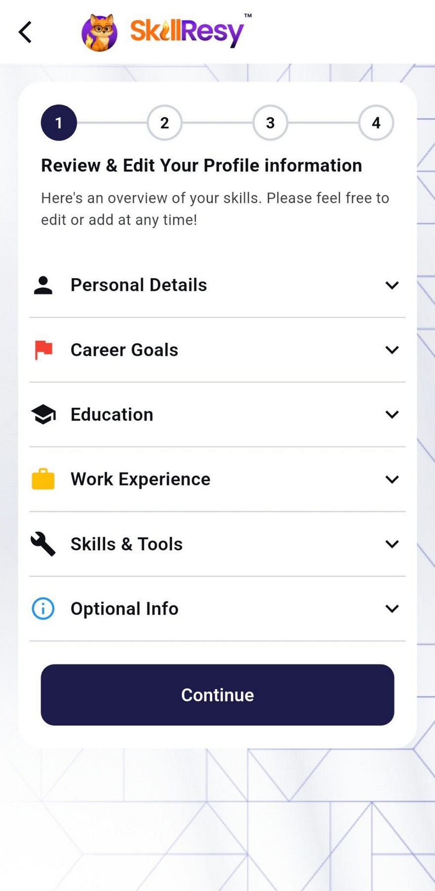 Resume Creation Process